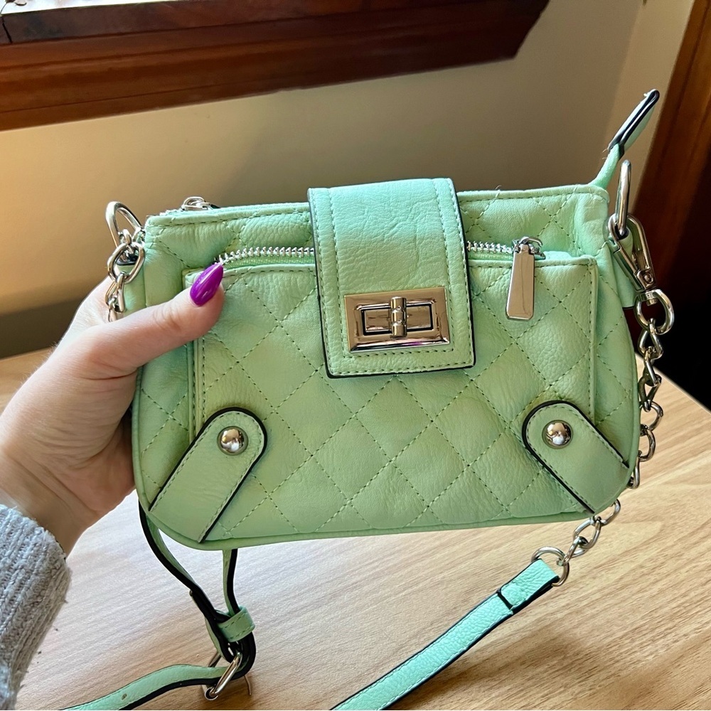 Charming Charlie Turquoise Crossbody Bag - Picture 8 of 14